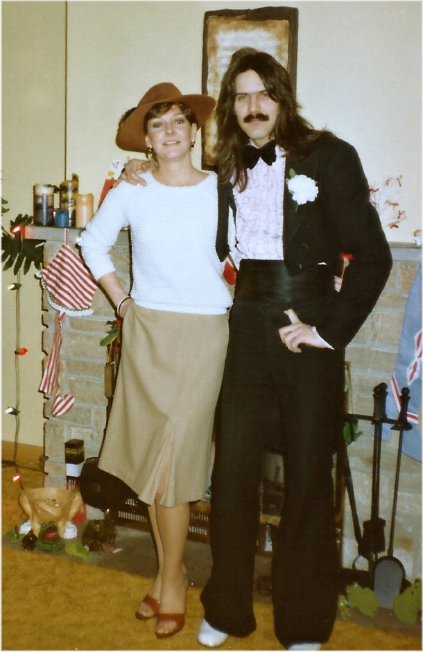 Mike and his then girlfriend, (now wife) Joan in 1983